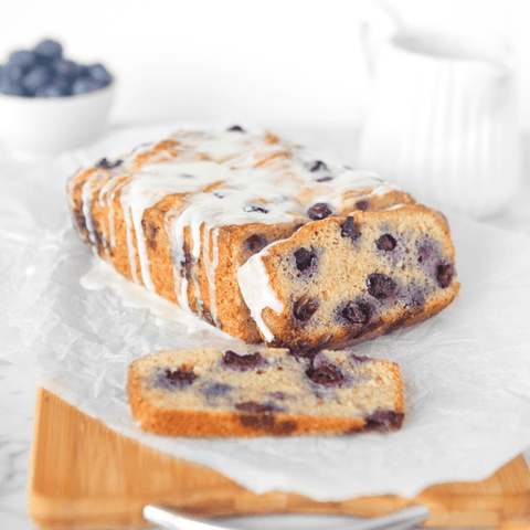 Keto Blueberry Lemon Loaf