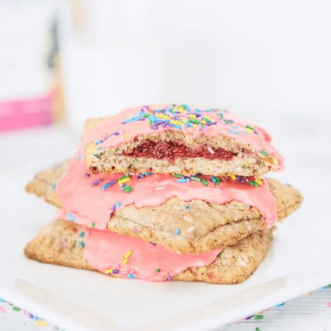 Birthday Cake Protein Pop Tarts