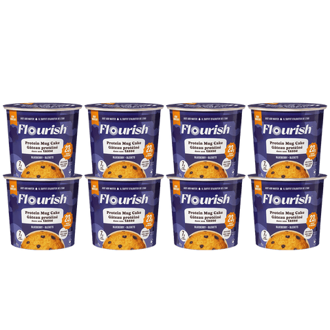 Protein Mug Cake Whey-based High Protein Flourish Blueberry 8 Cups