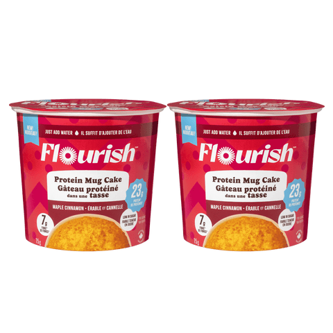 Protein Mug Cake Whey-based High Protein Flourish Maple Cinnamon 2 Cups