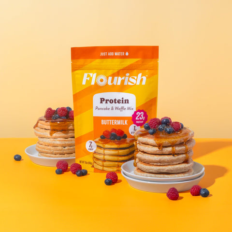 Buttermilk Protein Pancake Mix Whey-based High Protein Flourish