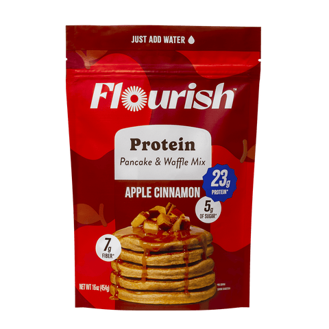 Apple Cinnamon Protein Pancake Mix Whey-based High Protein Flourish