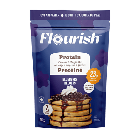 Blueberry Protein Pancake Mix Whey-based High Protein Flourish