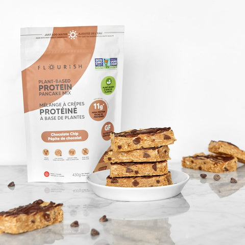 Vegan Chocolate Chip Protein Bars