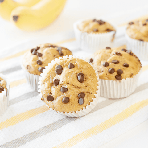 Funky Monkey Banana Choco-Chip Muffins