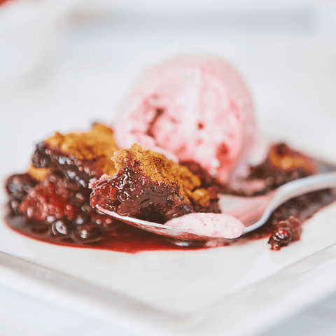 Triple Berry Cobbler