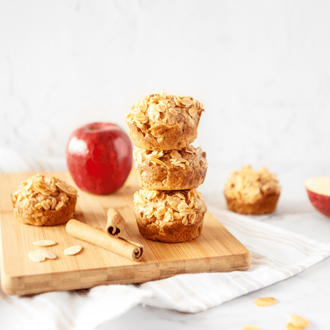 Protein Apple Oat Muffins