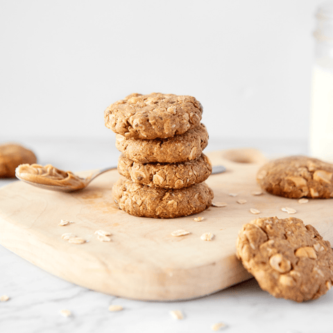 Protein Peanut Butter Oatmeal Cookies