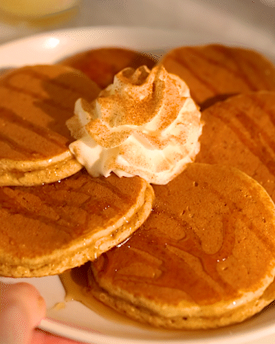 High Protein Eggnog Pancakes for the Holidays