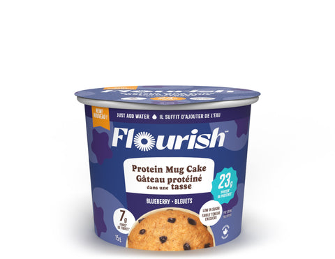Blueberry Protein Mugcake Flourish 