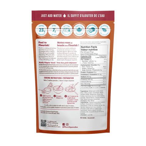 Gingerbread Protein Pancake Mix (430g) Whey-based High Protein Flourish 