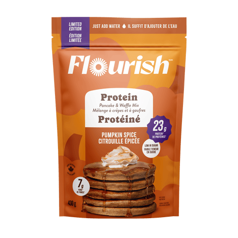 Pumpkin Spice Protein Pancake Mix Whey-based High Protein Flourish 
