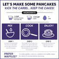 Blueberry Keto Protein Pancake Mix Flourish 