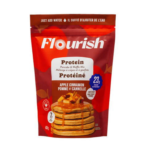 Apple Cinnamon Protein Pancake Mix (430g) Whey-based High Protein Flourish 