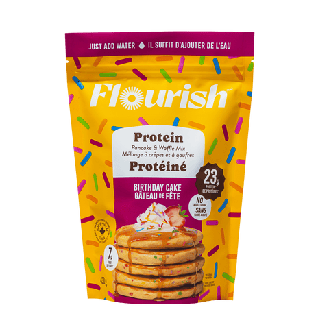 Birthday Cake Protein Pancake Mix (430g) Whey-based High Protein Flourish 
