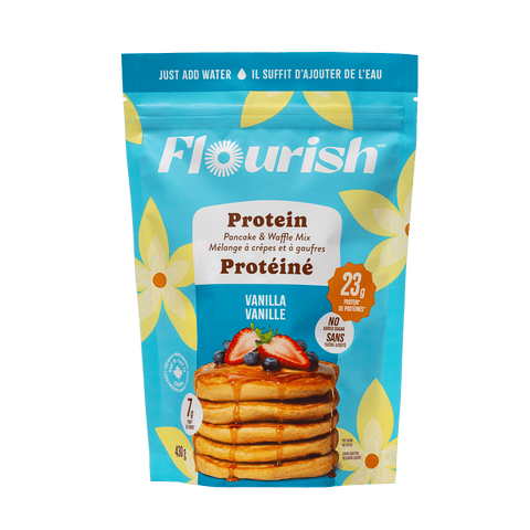 Vanilla Protein Pancake Mix (430g) Whey-Based High Protein Flourish 