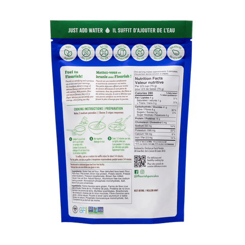 Blueberry Plant-Based Protein Pancake Mix (430g)