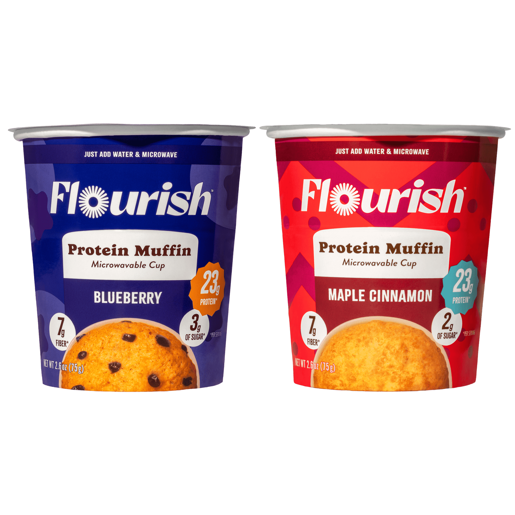 Mix & Match Protein Muffin Cups Flourish 2 Cups 