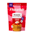 Strawberry Shortcake Protein Pancake Mix (16oz) Whey-based High Protein Flourish 