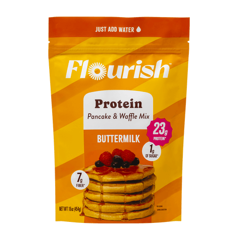Buttermilk Protein Pancake Mix Whey-based High Protein Flourish 