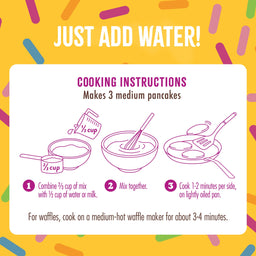 Birthday Cake Protein Pancake Mix (430g) Whey-based High Protein Flourish 