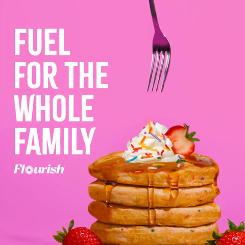 Birthday Cake Protein Pancake Mix (430g) Whey-based High Protein Flourish 