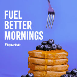 Blueberry Plant-Based Protein Pancake Mix (16oz) Plant-Based High Protein Flourish 