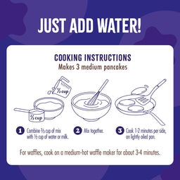 Blueberry Protein Pancake Mix (430g) Whey-based High Protein Flourish 