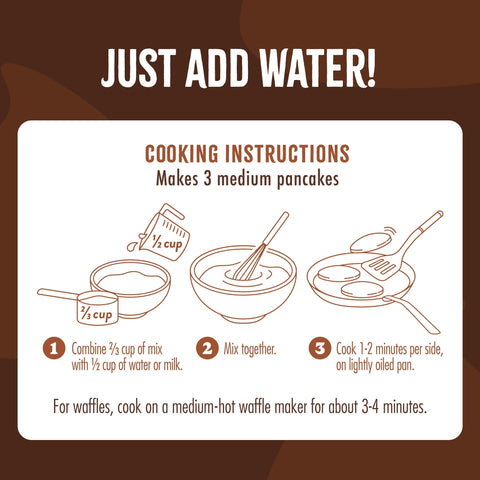 Chocolate Protein Pancake Mix (430g) Whey-based High Protein Flourish 