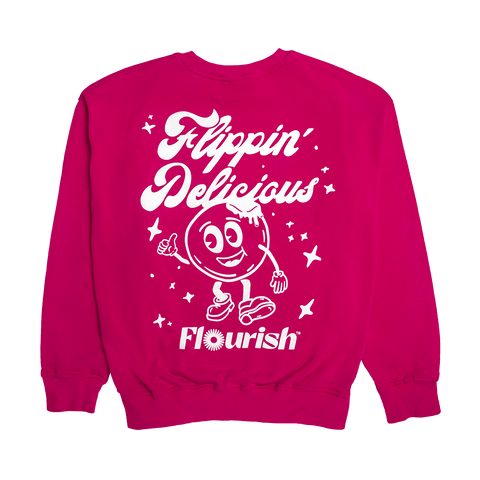 Pink Crewneck Merch Flourish 