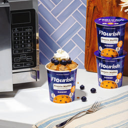 NEW Blueberry Protein Muffin Cup (2.65oz/ea) FG-USA Flourish 