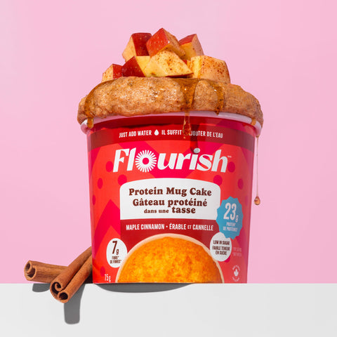 NEW Maple Cinnamon Protein Mug Cake (75g/ea) FG-CAN Flourish 