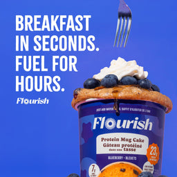 NEW Blueberry Protein Mug Cake (75g/ea) FG-CAN Flourish 