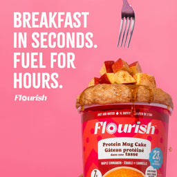 NEW Maple Cinnamon Protein Mug Cake (75g/ea) FG-CAN Flourish 