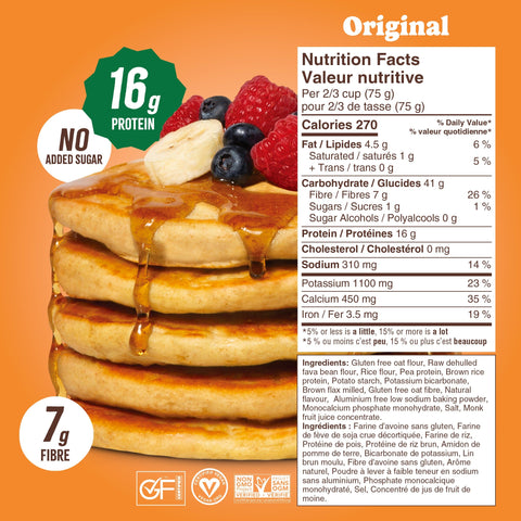 Original Plant-Based Protein Pancake Mix (430g) Plant-based Flourish 