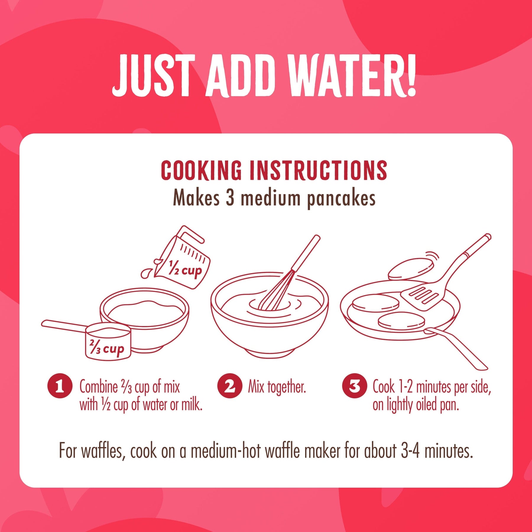 Strawberry Shortcake Protein Pancake Mix (430g) Whey-based High Protein Flourish 