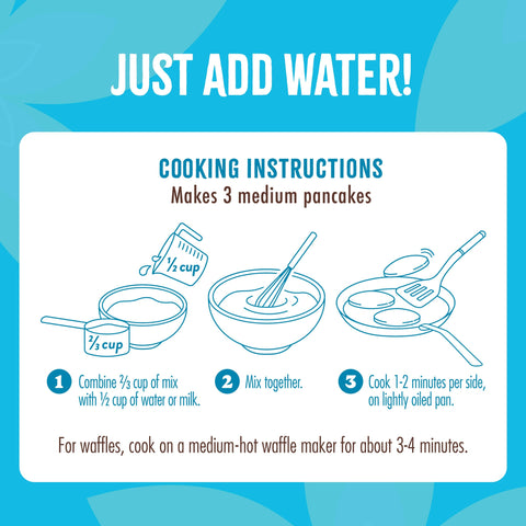 Vanilla Protein Pancake Mix (16oz) Whey-based High Protein Flourish 