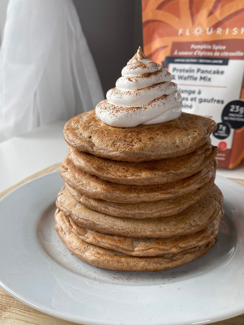 Pumpkin Spice Protein Pancake Mix Flourish 