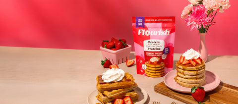 Strawberry Shortcake is here—just in time for summer.23g of Protein, 7g of Fibre, and Berry Delicious!