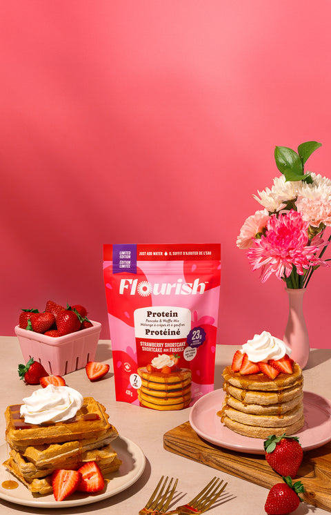 Strawberry Shortcake is here—just in time for summer.23g of Protein, 7g of Fibre, and Berry Delicious!