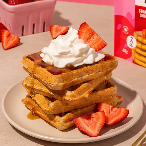 Strawberry Shortcake Protein Pancake Mix (430g) Whey-based High Protein Flourish 