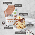 Chocolate Chip Plant-Based Protein Pancake Mix Flourish 