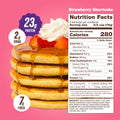 Strawberry Shortcake Protein Pancake Mix (16oz) Whey-based High Protein Flourish 