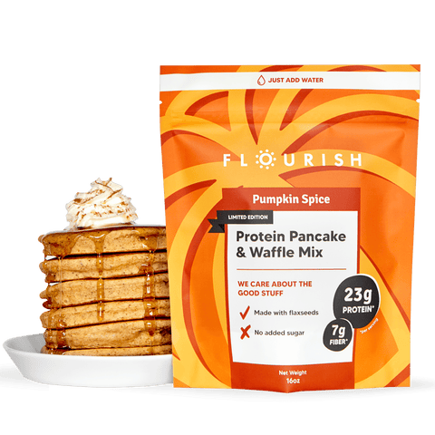 Pumpkin Spice Protein Pancake Mix Flourish 